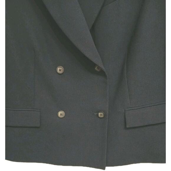 Worthington Blazer Power Jacket 14P Black Business Career Office Workwear Luxury - Picture 3 of 16